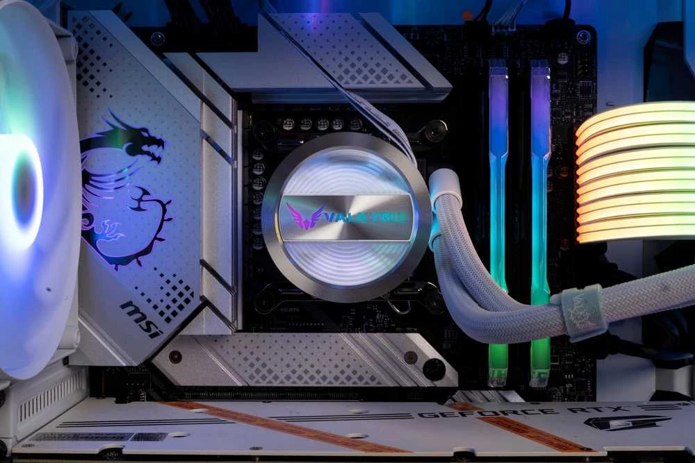 Valkyrie VK-AIODR240W aušintuvo blokas su LED apšvietimu