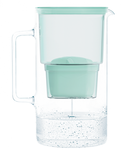 Vandens filtravimo ąsotis Wessper Aquamax Crystalline + 1 vandens filtras | mėtų spalvos