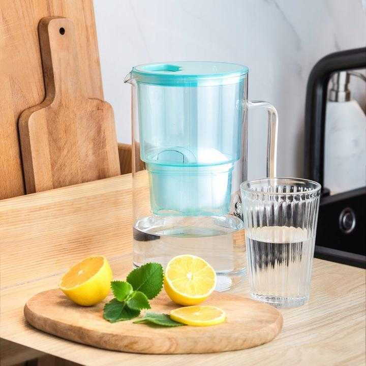 Vandens filtravimo ąsotis Wessper Aquamax Crystalline + 1 vandens filtras | mėtų spalvos