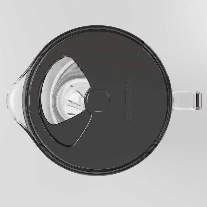 Vandens filtravimo ąsotis Wessper Aquamax Crystalline + 1 vandens filtras | juodas
