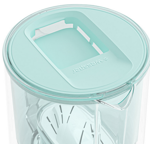 Vandens filtravimo ąsotis Wessper Aquamax Crystalline + 1 vandens filtras | mėtų spalvos