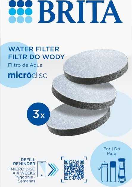 Vandens filtro kasetės BRITA MicroDisc 3 vnt. 1022260