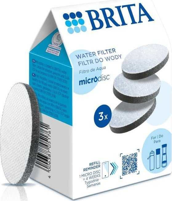 Vandens filtro kasetės BRITA MicroDisc 3 vnt. 1022260