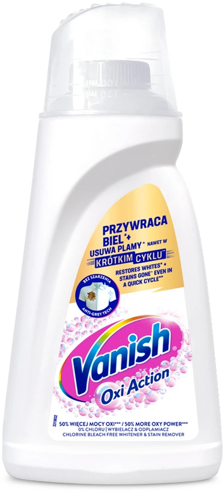 Dėmių valiklis VANISH OXI ACTION Baltas, 1 l