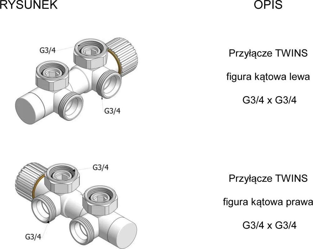 Varioterm Montavimo rinkinys ALL IN ONE, TWINS kampinis, dešinysis, mat juoda (pex)