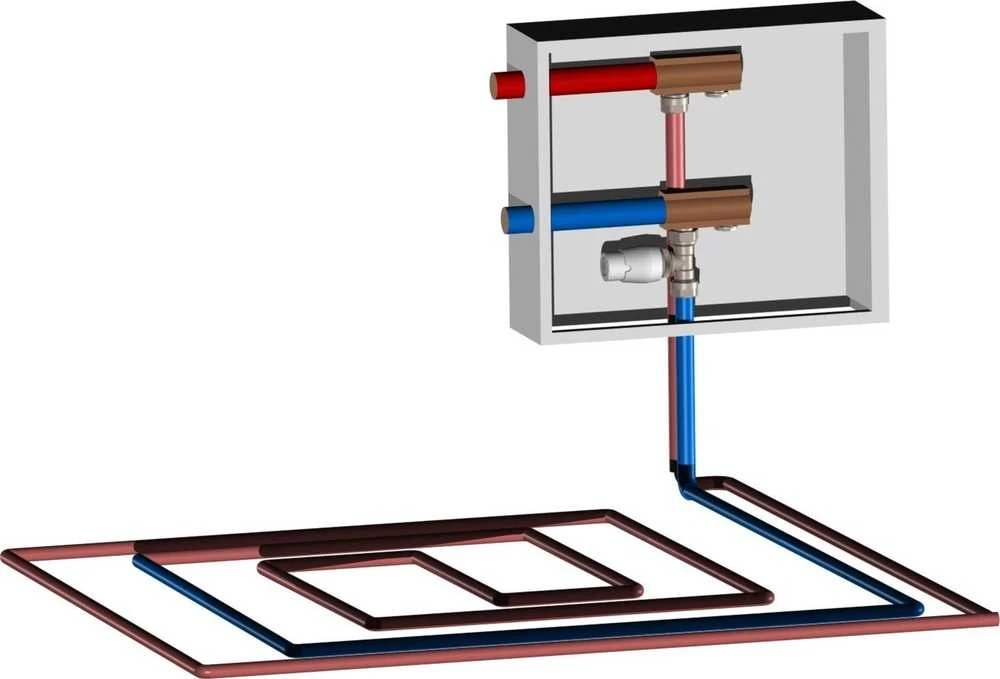 Vario Term RTL LimitBox prijungimo rinkinys (baltas dangtelis)