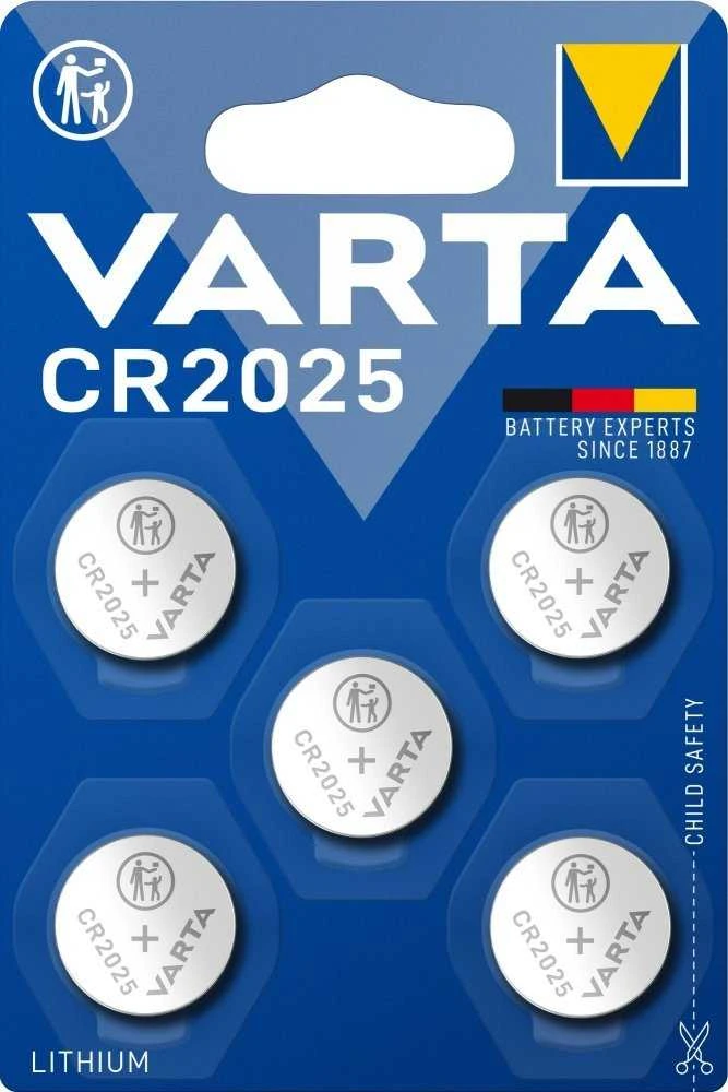 Varta 1x5 electronic CR 2025 ličio monetų baterija 06025 101 415