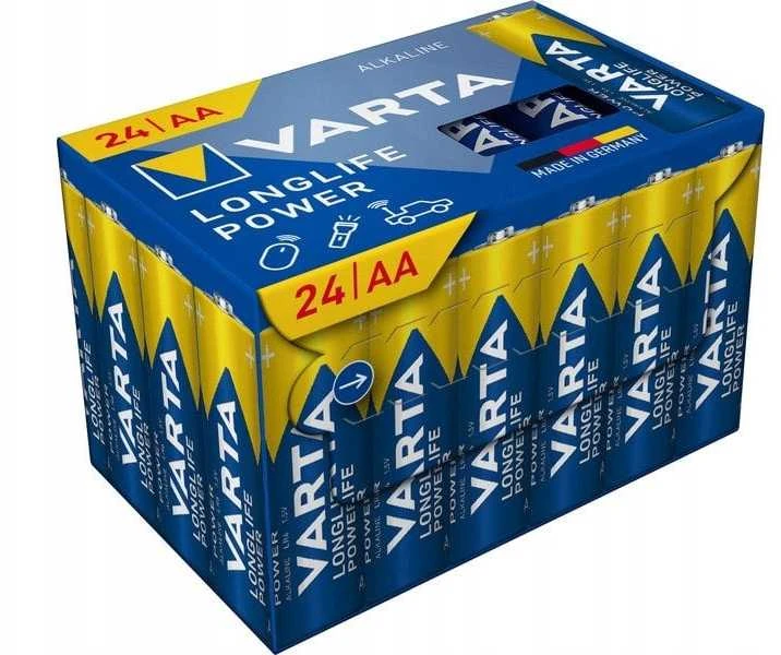 VARTA Longlife Power AA baterijų pakuotė 24 vnt.