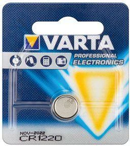 Varta Electronics CR1220 3V 35mAh elementas 6220, 1 vnt.