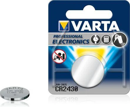 Varta Electronics CR2430 3V 290mAh elementas 6430, 1 vnt.