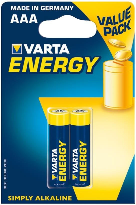 VARTA šarminė baterija R3 (AAA) Energija 2 vnt