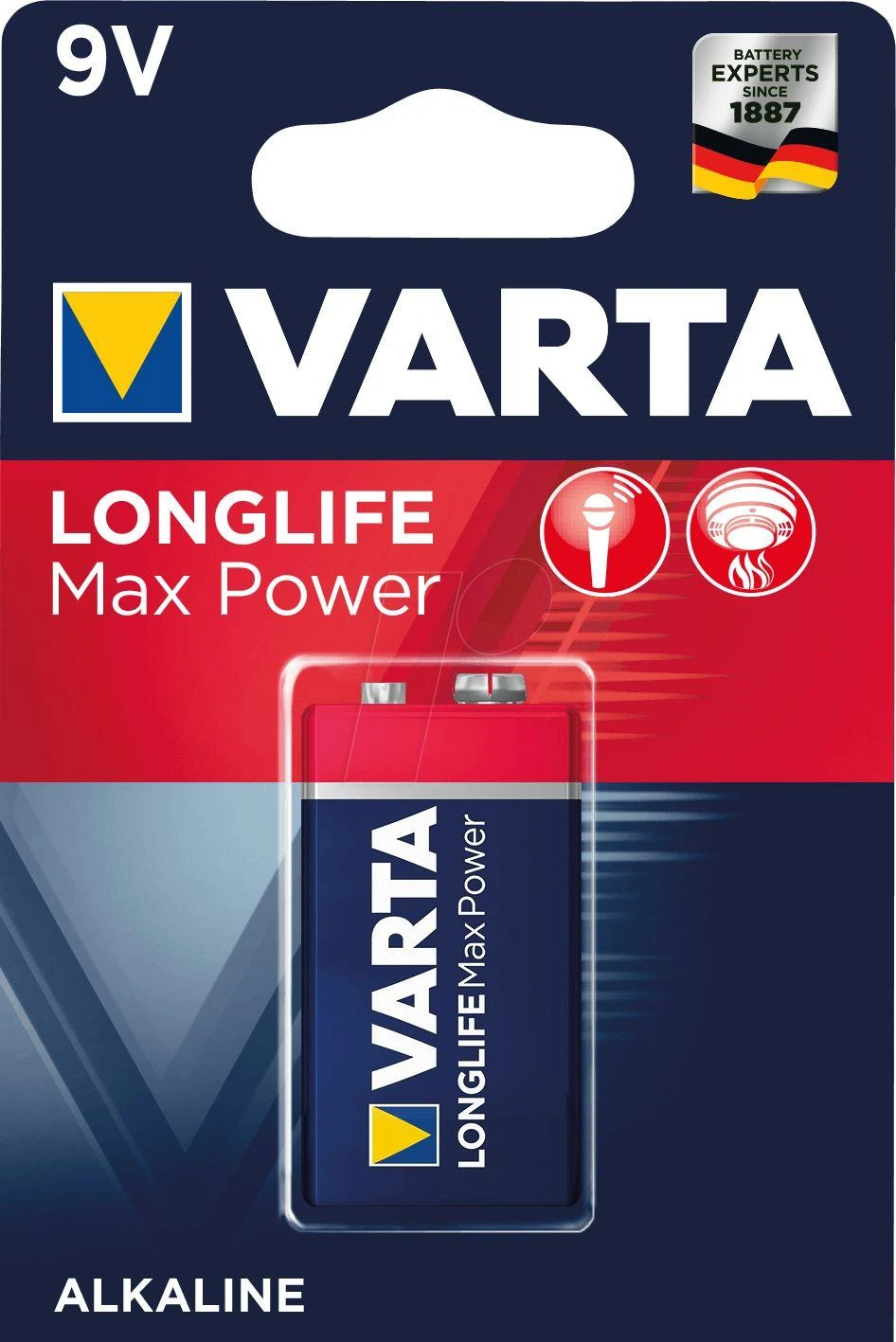 Varta MAX TECH Alkaline 9V Vienkartinė baterija Šarminis