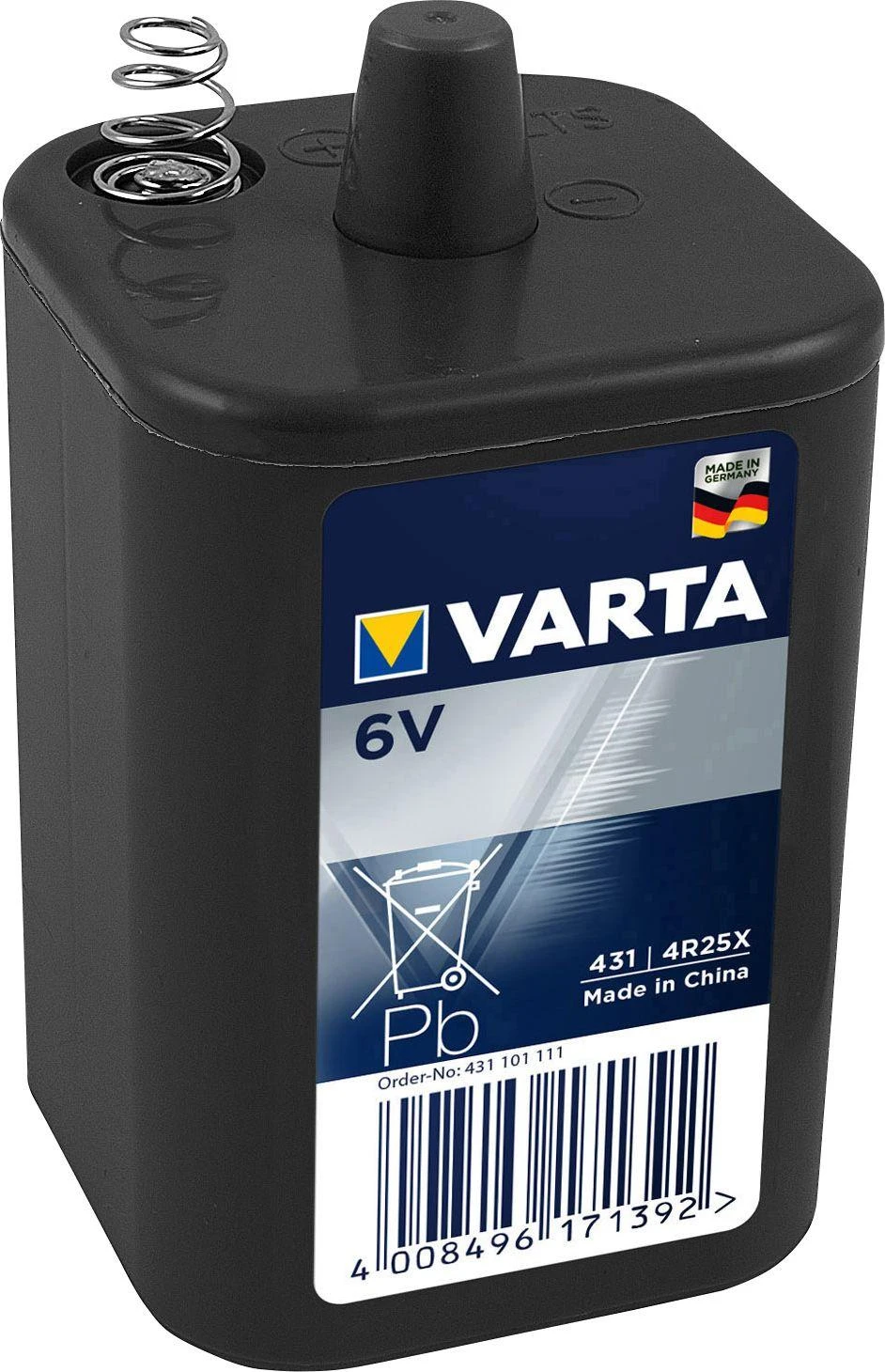 Varta 6V baterija 4R25X su spyruokliniu kontaktu