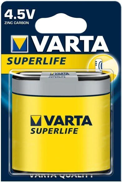 Varta Superlife 4.5V 3R12P baterija pakuotėje