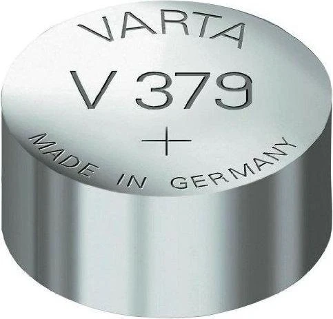 Varta V379 baterija iš arti