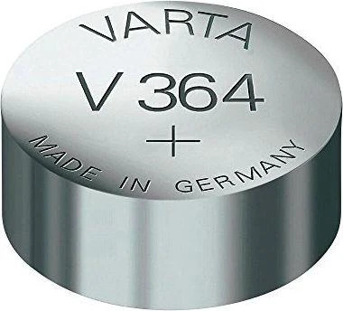 Varta V364 elementas su užrašu