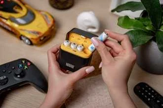 „Newell“ keturių kanalų įkroviklis ir 4 AA ličio jonų įkraunamų baterijų rinkinys – 2200 mAh