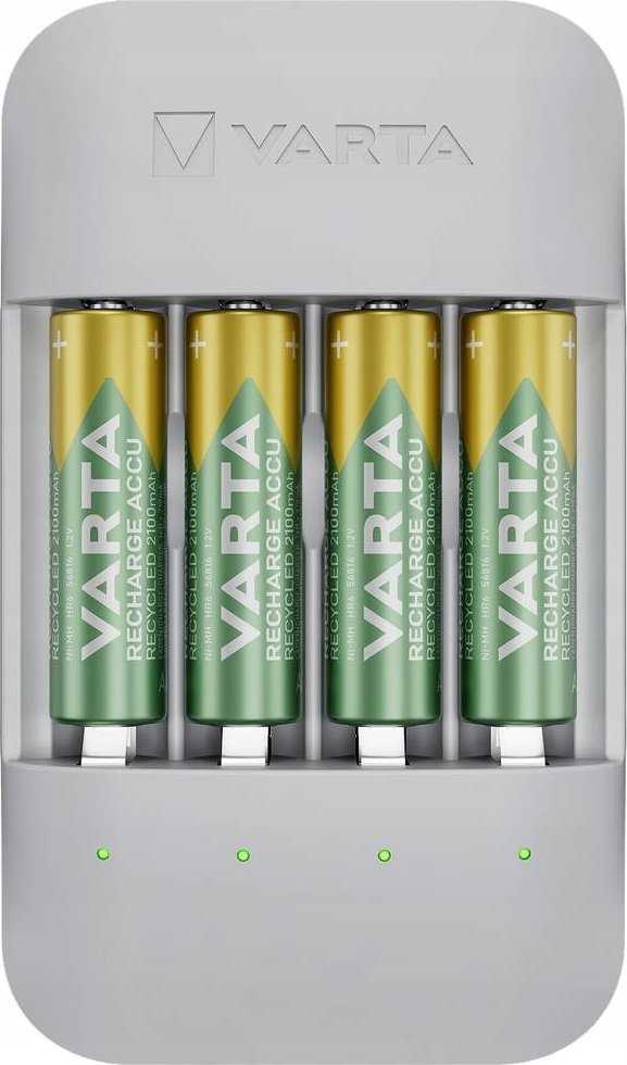 Varta Eco Charger Pro perdirbtas + 4 x 2100 mAh AA 57683 101 121