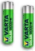 Varta Solar AAA 550mAh įkraunamos baterijos pora