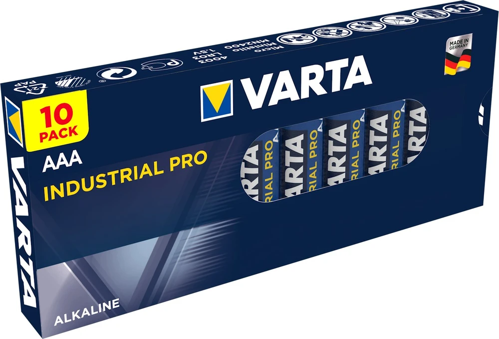 Šarminė AAA LR3 baterija VARTA INDUSTRIAL PRO
