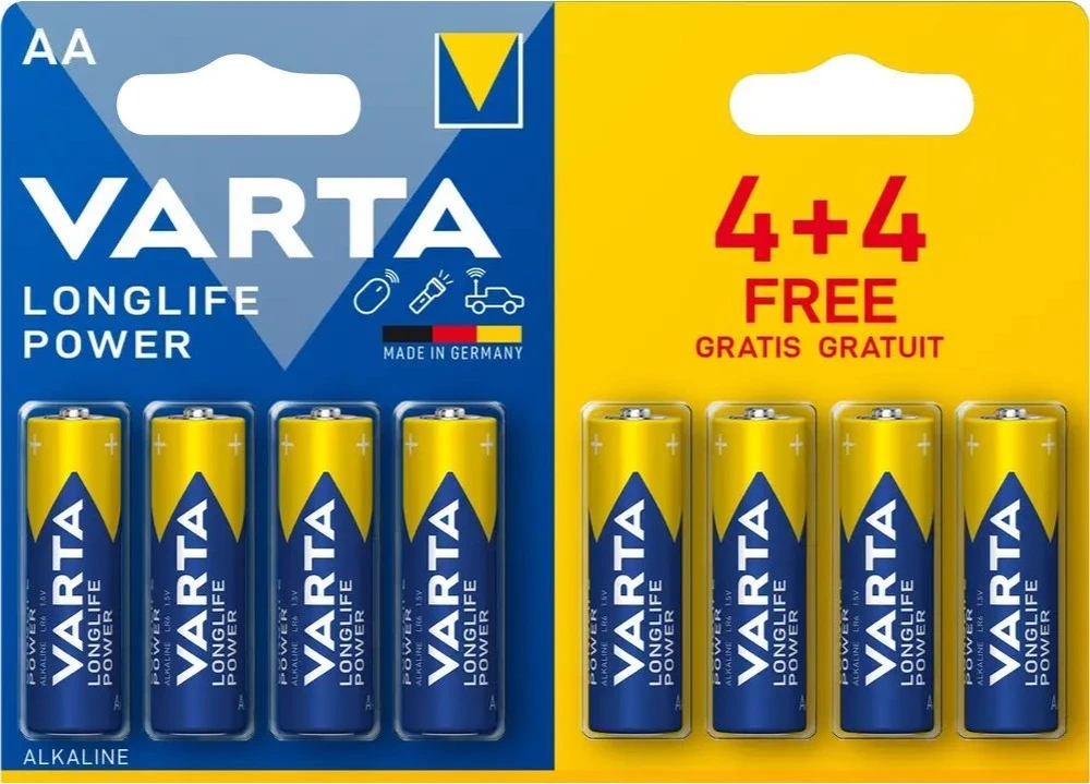 Varta Varta LR6/4+4 Longlife POWER 4906