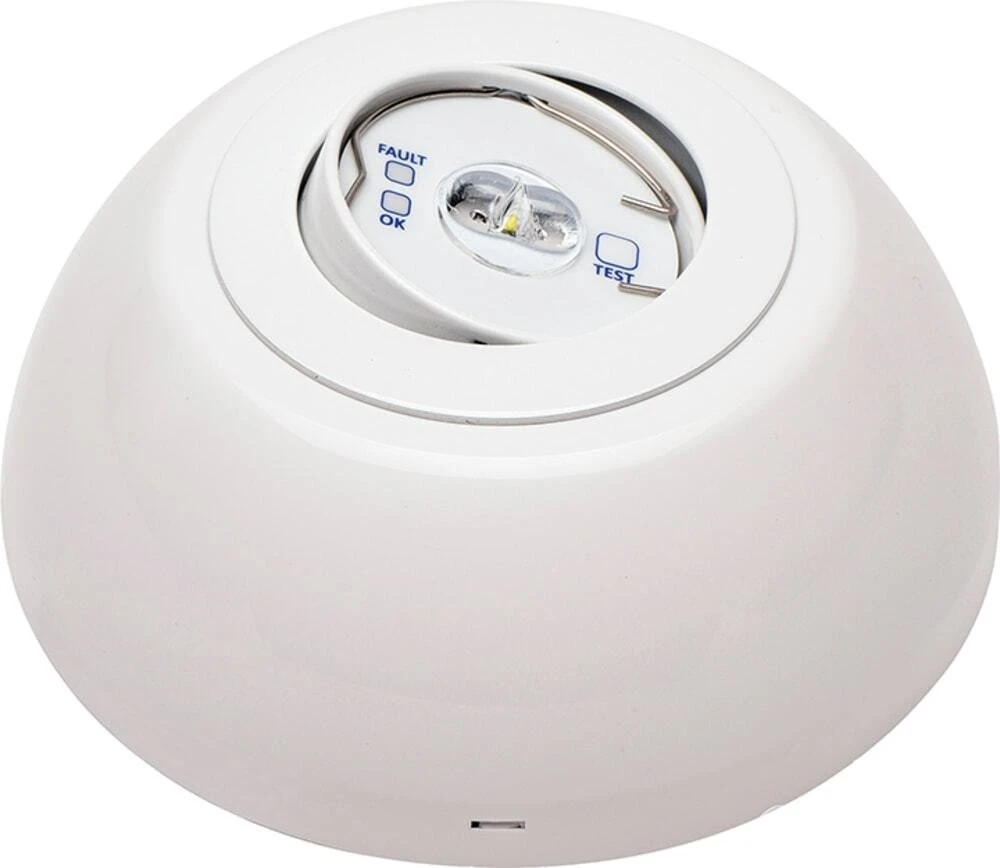 Varta LED panikos šviestuvas koridoriui, IP20, 22M. Įmontuojamam arba paviršiniam montavimui, savikontrolės funkcija, 3 val. baterijos veikimo laikas. STANDARTINIS.