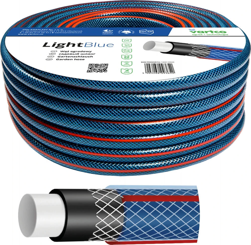 Laistymo žarna Vartco Light Mėlyna; 3/4''; 30 m