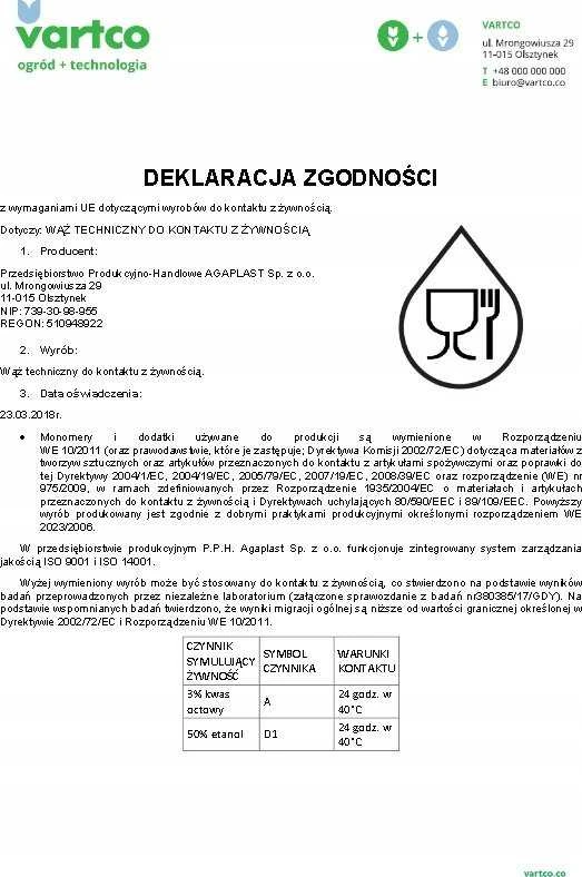 Laistymo žarna Vartco Hoppy; 1/2''; 20 m