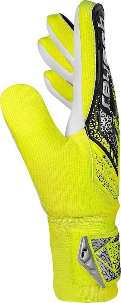 Vartininko pirštinės Reusch Attrakt Starter Solid Junior, 7.5, geltonos/juodos