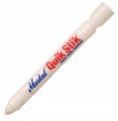 Dažų lazdelė Markal Quik Stik Paintstik BALTA 17 mm