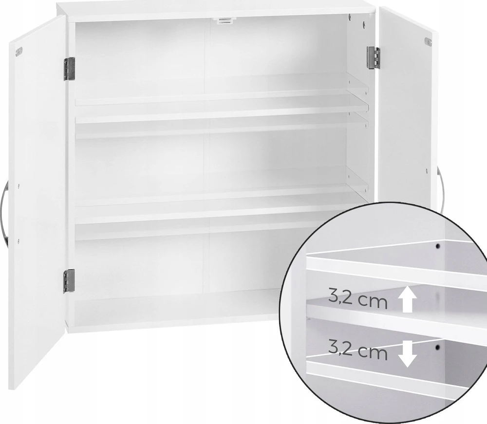 Vasagle Wandschrank mit 2 Türen
