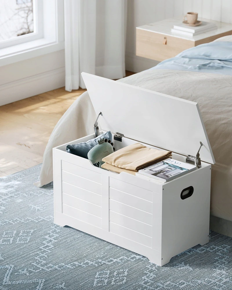 Vasagle Sitzbank mit Stauraum Vintage-Stil vintagebraun