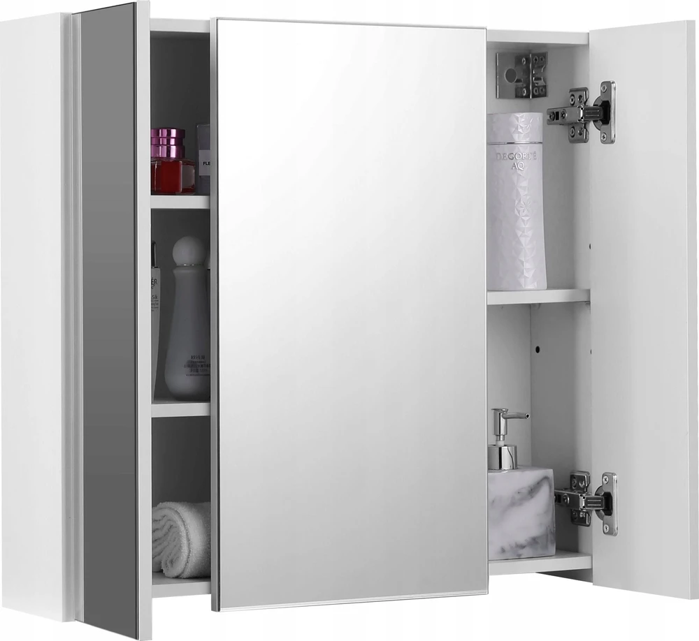 Vasagle Spiegelschrank baltas