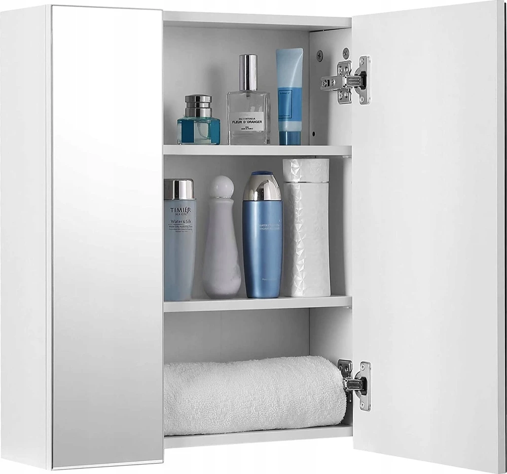 Vasagle Spiegelschrank baltas