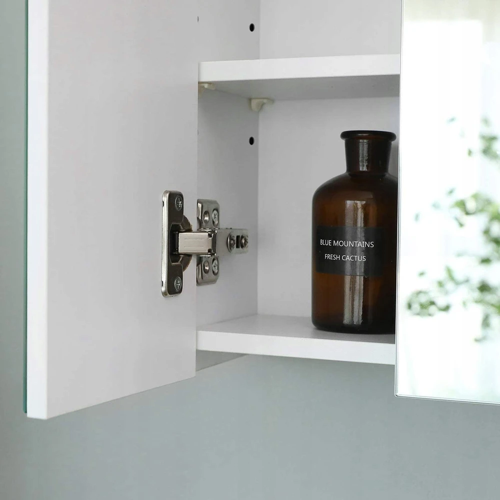 Vasagle Spiegelschrank baltas