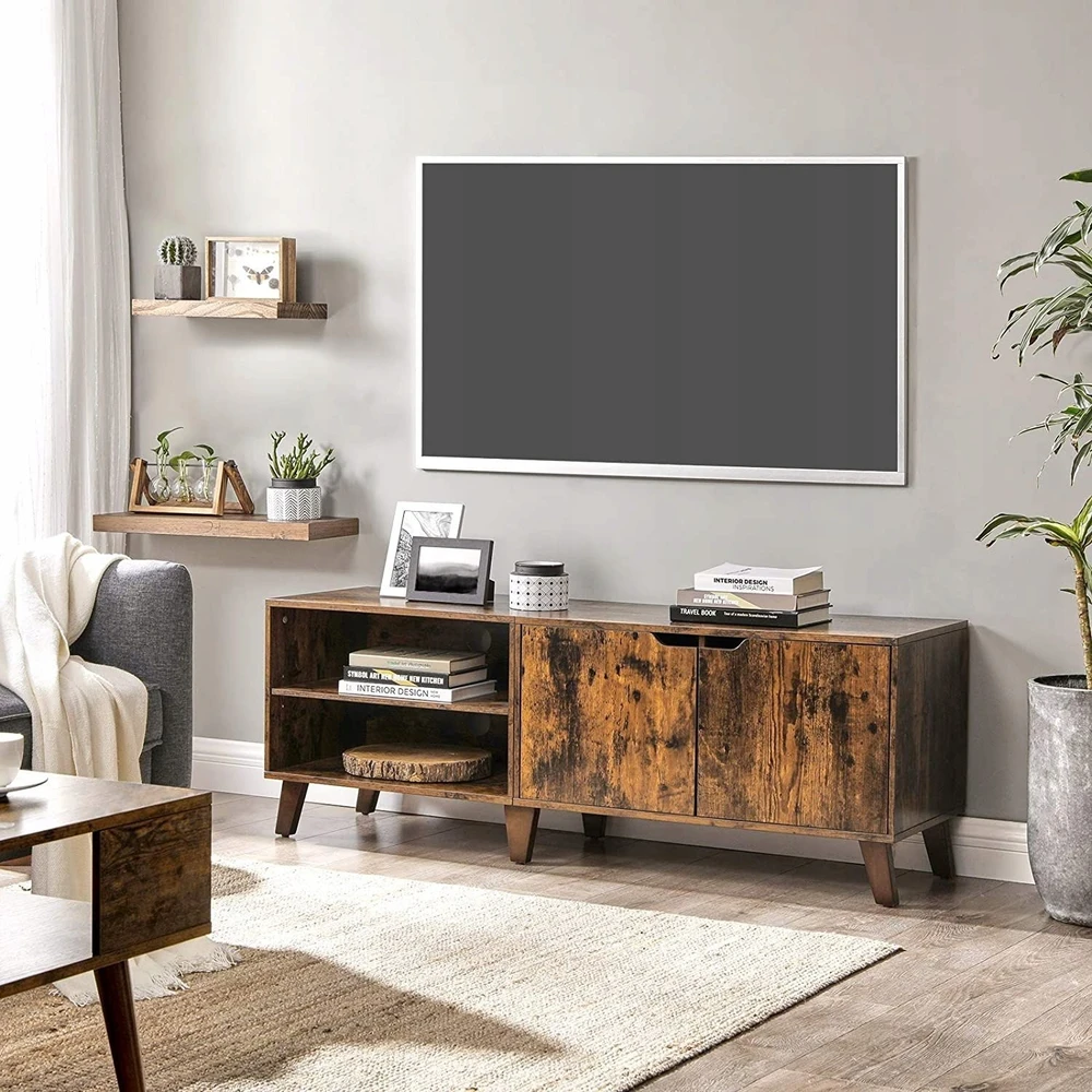 Songmics Vasagle TV staliukas su 2 durelėmis
