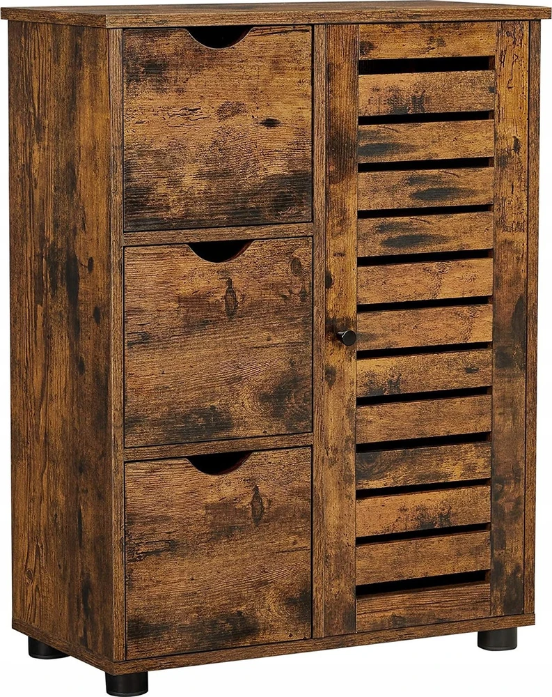 Songmics Vasagle Industriestil Badschrank mit Tür