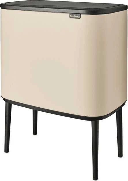 Šiukšlių dėžė Brabantia Bo Touch, 3 x 11 l, Šviesaus smėlio spalvos