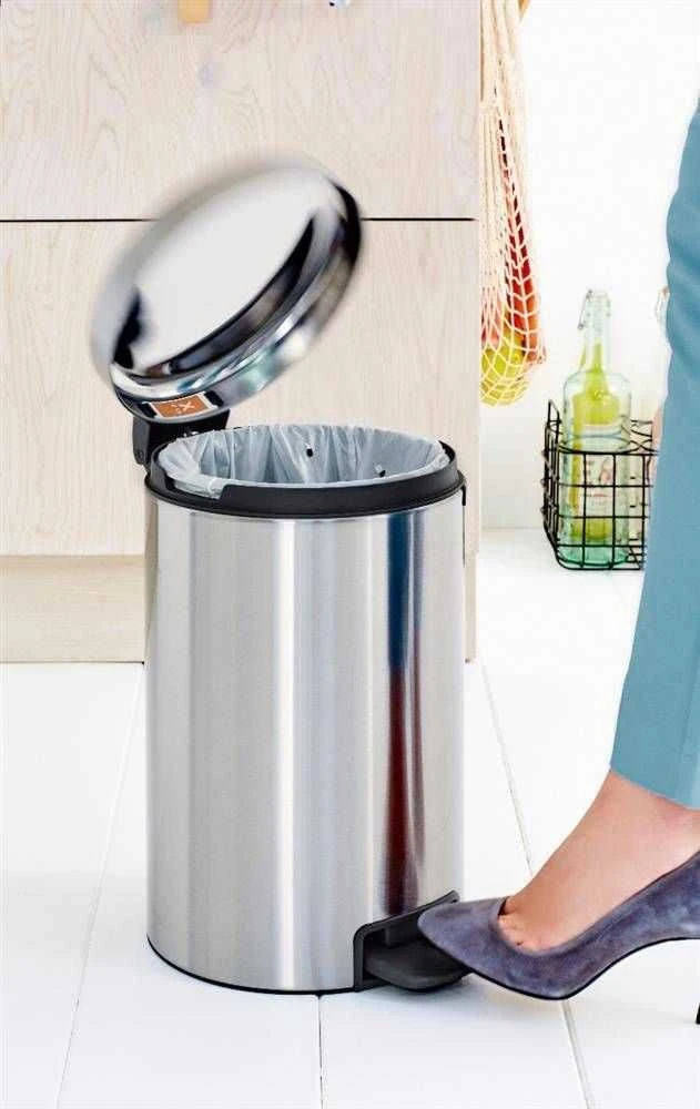 Šiukšliadėžė Brabantia 12 L, 11 20 41 satino