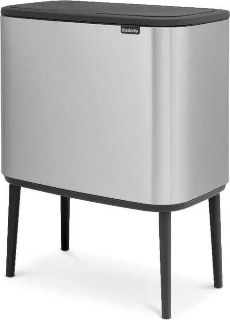 Šiukšlių dėžė Brabantia Bo Touch, 36 l, plieno spalvos