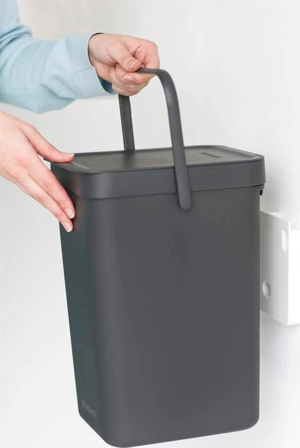 Šiukšliadėžė Brabantia do segregacji pilka (109805)