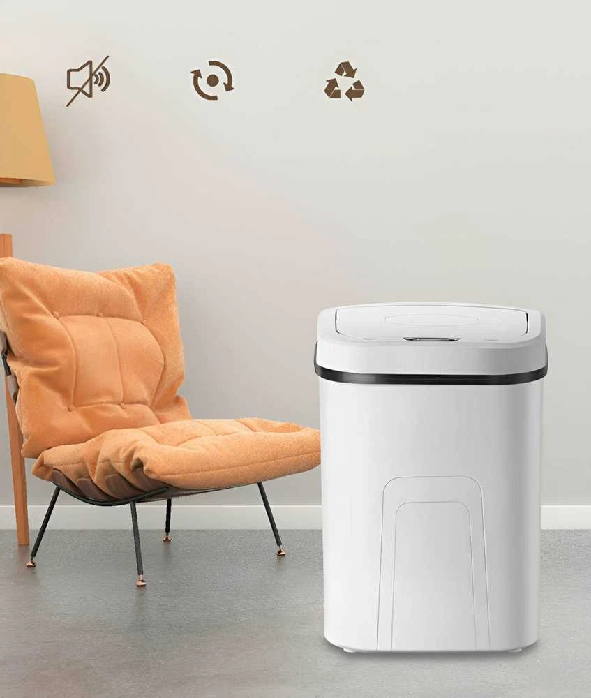 MOZOS LJT02-WH AUTOMATINIS ŠIUKŠLIADĖŽĖS JUTIKLIS 15L