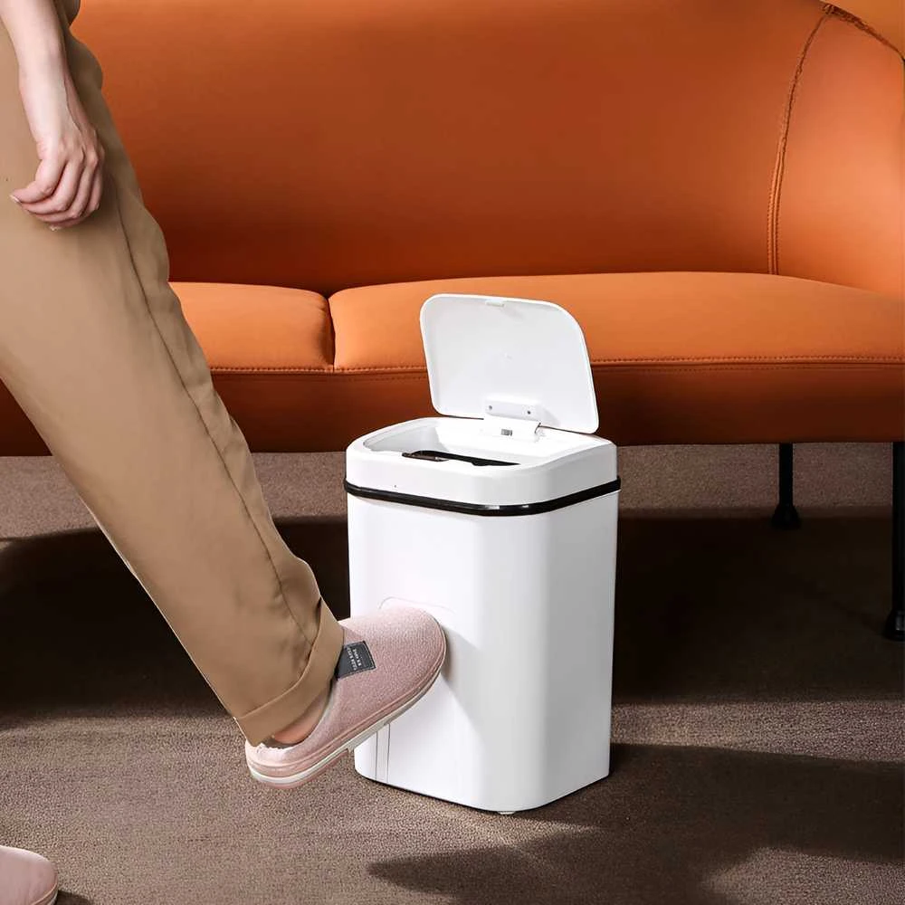 MOZOS LJT02-WH AUTOMATINIS ŠIUKŠLIADĖŽĖS JUTIKLIS 15L