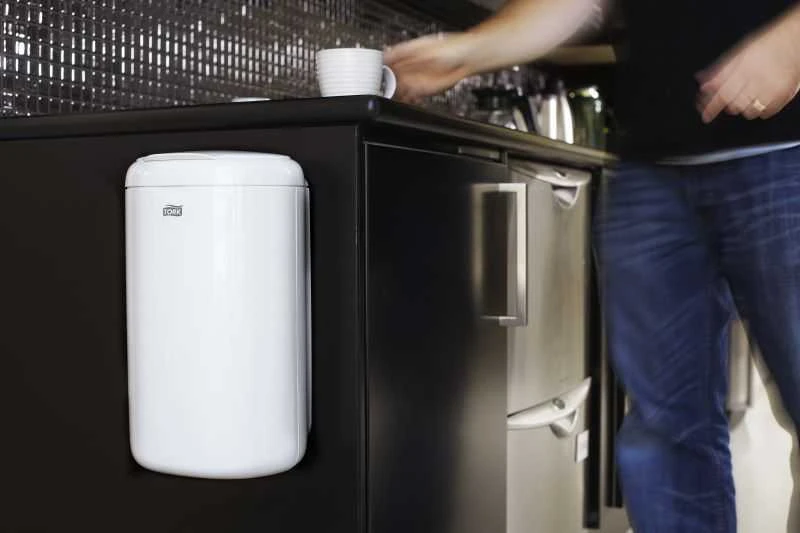 Šiukšliadėžė Tork Mini Bin B3 (564000), 5 l, baltos spalvos, plastikinė