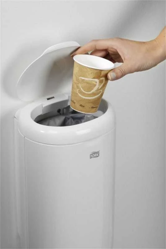 Šiukšliadėžė Tork Mini Bin B3 (564000), 5 l, baltos spalvos, plastikinė