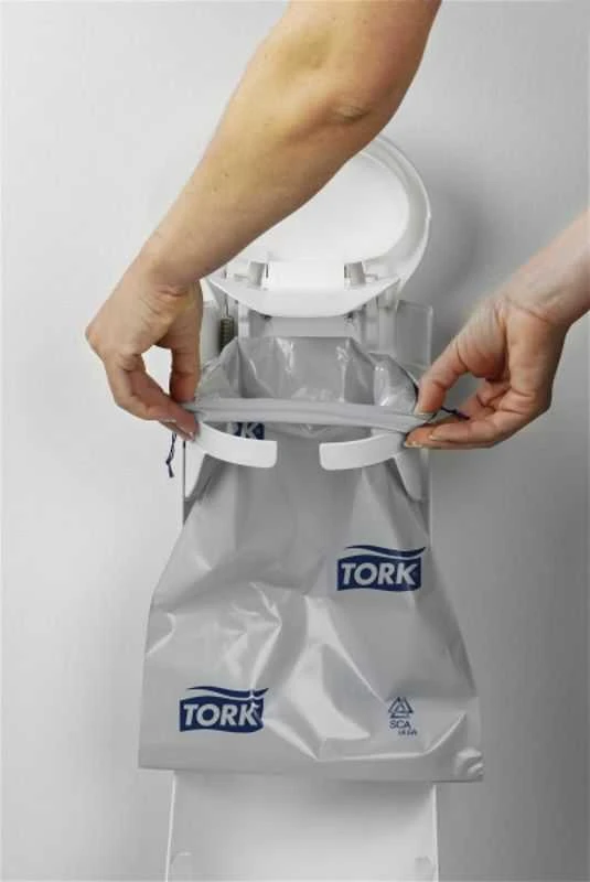 Šiukšliadėžė Tork Mini Bin B3 (564000), 5 l, baltos spalvos, plastikinė