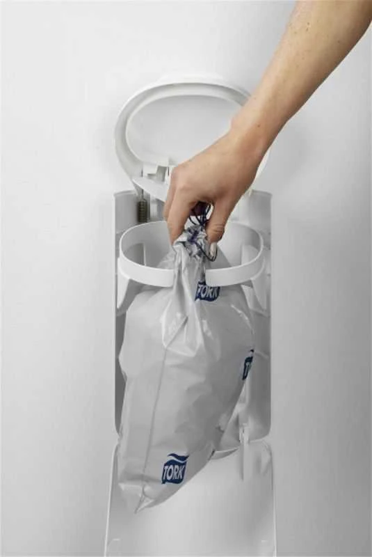 Šiukšliadėžė Tork Mini Bin B3 (564000), 5 l, baltos spalvos, plastikinė