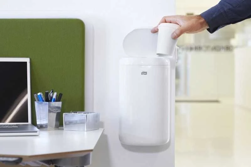 Šiukšliadėžė Tork Mini Bin B3 (564000), 5 l, baltos spalvos, plastikinė