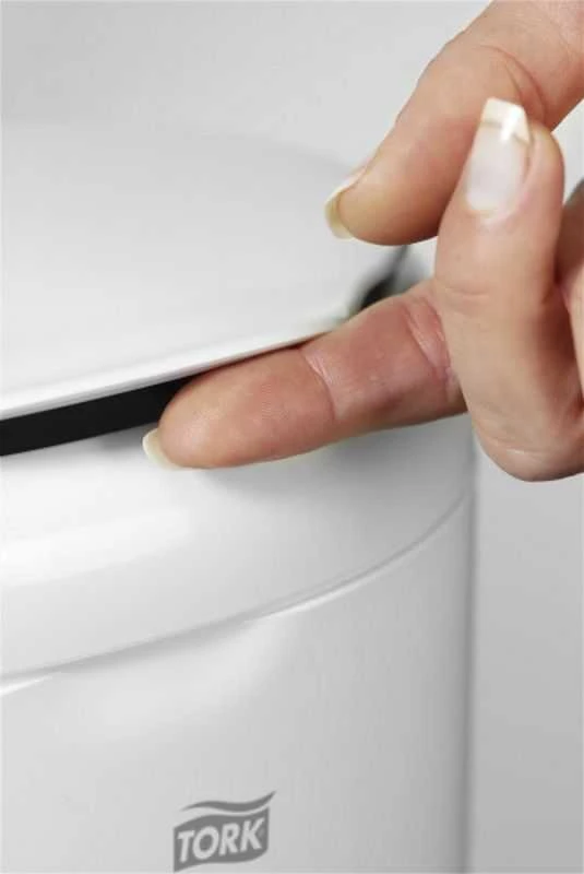 Šiukšliadėžė Tork Mini Bin B3 (564000), 5 l, baltos spalvos, plastikinė