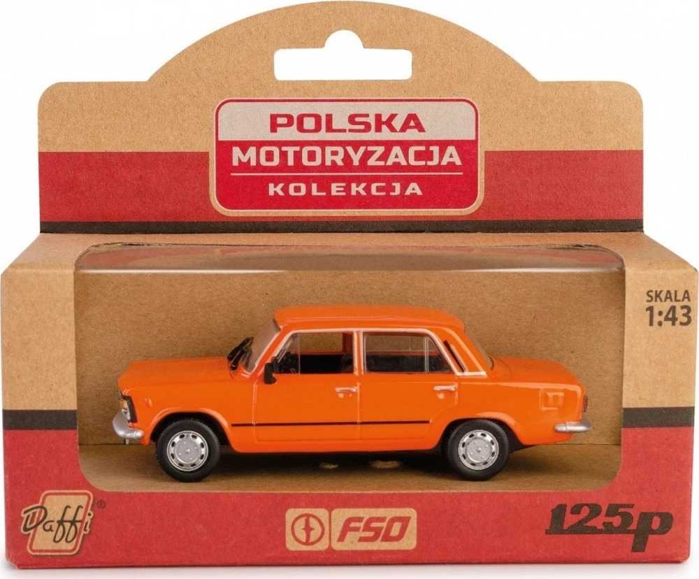 Daffi Model PRL Fiat 125P MR oranžinė K-593 15934
